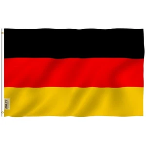 Anley Fly Breeze 3x5 Fuß Deutschland Flagge deutsche Flaggen Polyester doppelt genäht - Bild 1 von 6