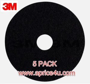 3M 7200 Abisolierbodenpads, 17" Durchmesser, schwarz, 5er-Kiste - Bild 1 von 1