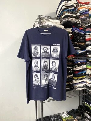 Camiseta Vintage Star Wars Yoda Chunk Filme Azul Tamanho G - Imagem 1 de 4