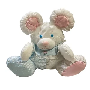 Peluche hochet bébé souris puffalump Fisher Price vintage 1988 - Photo 1/7