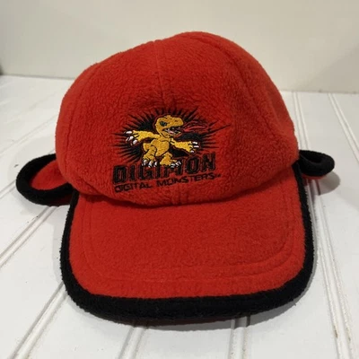 Digimon Digital Monstruos Polar Niños Gorra Sombrero Orejas Cubiertas Edad 4-7 Foto 1 de 4