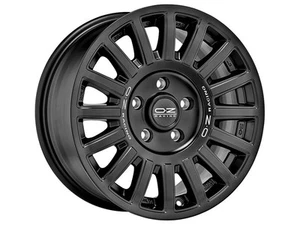 Cerchio in Lega OZ Rally Raid 8,5x18 ET30 PCD 5x150 Matt Black Silver Lettering - Imagen 1 de 2