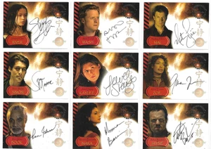 Serenity - Autograph & Pieceworks Costume Card Selection NM Firefly 2005 - Picture 1 of 20