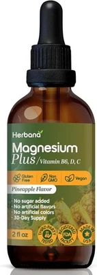 Kids Magnesium Drops : Triple Complex Citrate/Glycinate/L-Threonate, FDA Tested - Image 1 of 4