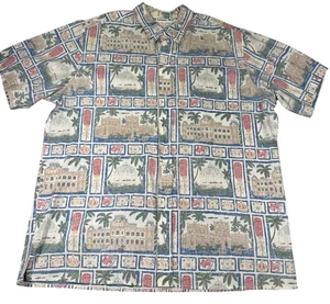 Reyn Spooner Dietrich Varez Shirt 2XL Mens Hawaiian Aloha Button Front Print - Picture 1 of 5