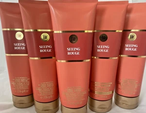 5 (FÜNF) SEE ROUGE 8oz CREME Bath & and Body Works ALLTAG LUXUS - Bild 1 von 2