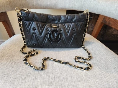 Valentino Cara Black Leather Studded Mini Bag - Image 1 of 4