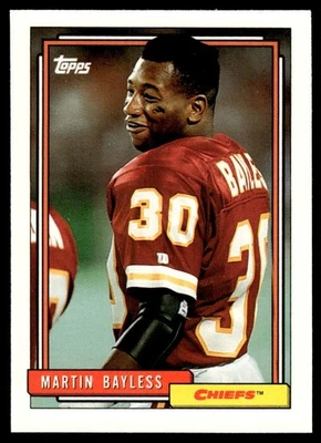 1992 Topps Martin Bayless Kansas City Chiefs #710 - Image 1 of 2