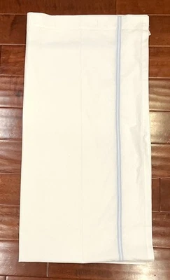 Restauración Hardware Hotel Italiano Blanco Cortina de Ducha Azul Cielo Puntada Satinada Foto 1 de 2