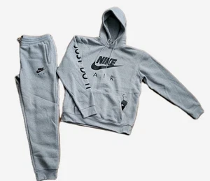 Nike Para Hombres 2 Piezas Polar Pesado P/O Sudadera con Capucha y Joggers Conjunto Gris 4XL ¡Leer! - Imagen 1 de 6
