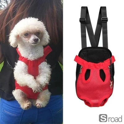 Mochila porta mascotas aprobada por la aerolínea para perros y gatos pequeños malla transpirable Foto 1 de 4