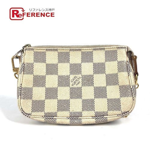 LOUIS VUITTON（LV） Louis Vuitton Borsa a Mano Mini Pochette Accessori N58010 Damier Azzurro