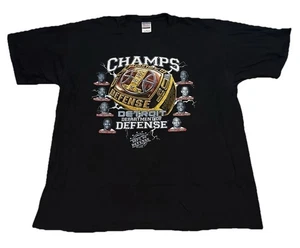 Vintage 2004 Detroit Pistons Championship Ring Bad Boys NBA Size XL T-Shirt - Picture 1 of 8