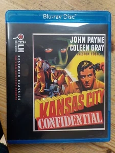 "KANSAS CITY CONFIDENTIAL" FILM NOIR. DVD BLU-RAY BLACK & WHITE. LIKE NEW - Picture 1 of 4