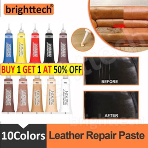20ml Advanced Leather Repair Kit Filler Vinyl DIY Car Seat Patch Sofa Rip Holes~ - Picture 1 of 24