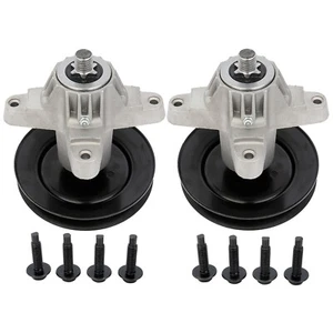 1 Pair Spindle Assembly Decks For MTD Bolens 618-04474 618-04474A 918-0324 - Picture 1 of 8
