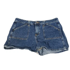 Xhilaration Girls Jeans Shorts Youth Size 11 Blue Denim - Picture 1 of 8