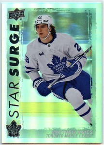 2023-24 UPPER DECK HOCKEY STAR SURGE #SS15 MATTHEW KNIES ROOKIE NM-MT RAW