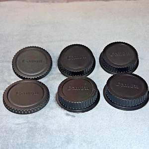 6x Genuine Original Canon Lens Dust Cap Front/Rear Lens Caps All EF Type Lenses - Foto 1 di 2