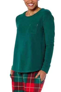 Cuddl Duds Fleecewear mit Stretch Top grün/trtn kariert HOCH GROSS BESCHÄDIGT - Bild 1 von 7