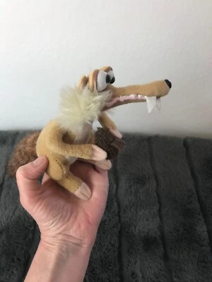 PLÜSCH 19cm ICE AGE SCRAT mit rosa Zahnfleisch RARE! OFFICIAL LICENSED PRODUCT - Bild 1 von 4