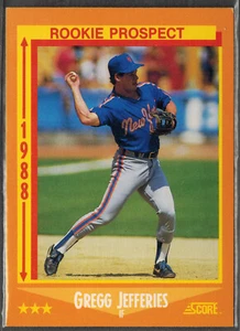 Puntuación 1988 ~ Greg Jefferies 645 novato - Imagen 1 de 2