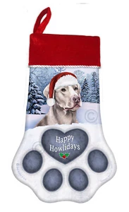 Christmas Stocking - Silver American Labrador Retriever - Picture 1 of 1