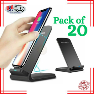 20 x Fast Wireless Charging Stand Dock For iPhone XR/11/12/13/14/15 Plus Pro Max