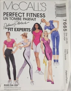 McCalls Perfect Fitness 7665 patrón talla 20, 22 ex-grande mujer - Imagen 1 de 2