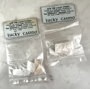 Vintage Comstock Lode Big Bonanza Lucky Casino Stone Souvenir c1960 - Picture 1 of 4