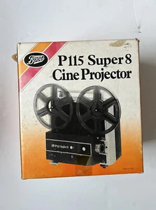 VINTAGE BOOTS COMET P115 SUPER 8 CINE MOVIE FILM PROJECTOR WITH BOX - Picture 1 of 9