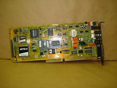 LOTE DE 20 TARJETAS DE SONIDO AZTECH Y MÓDEM FAX 14.4 EXCELENTE ESTADO Foto 1 de 4