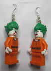 LEGO Minifigure Loop Earrings - Joker - (2 Pieces)