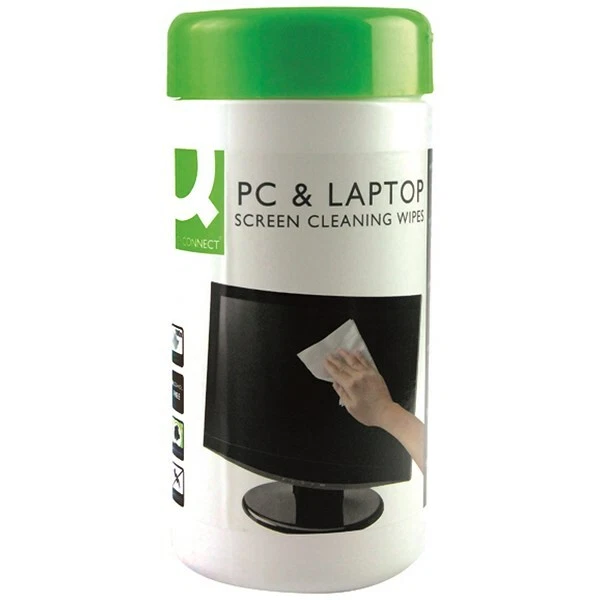 Q-Connect KF04501 keyboard Cleaning Wipes /Screen Wipes (100 wipes) - Image 1 of 1