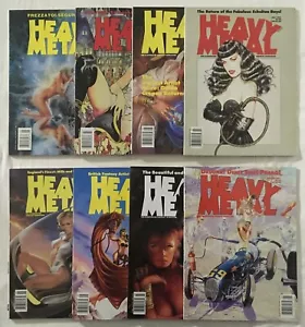 Heavy Metal 1991 - 1997 Sci-Fi Vintage Graphic Magazine 8 Issues Lot - Picture 1 of 8