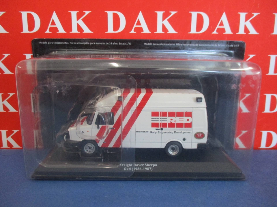 Die cast 1/43 Modellino Furgone Freight Rover Sherpa Assistenza Rally Red 1986 - Immagine 1 di 1