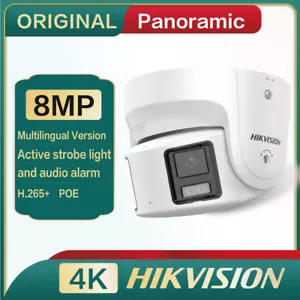 Hikvision 8MP Panoramic ColorVu Security Camera DS-2CD2387G2P-LSU/SL H.265+ IP67 - Picture 1 of 5