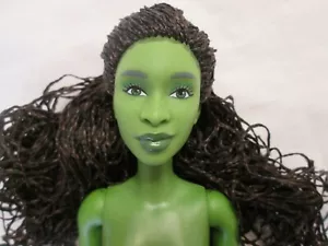Singing Elphaba Nude Wicked Fashion Doll Cynthia Erivo Green Defying Gravity - Picture 1 of 9