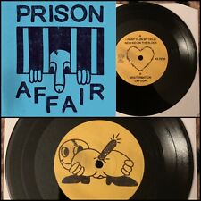 PRISON AFFAIR Demo 7” Vinyl-Brux Snooper Alien Nosejob Gee Tee Billiam R.M.F.C.