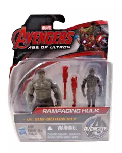 Marvel Avengers Rampaging Hulk vs Sub Ultron 012 2,5 Inch Actionfiguren 2015 - Bild 1 von 3