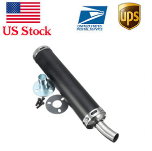 22mm Motorcycle Exhaust Muffler Pipe System for 50-150cc Motorized Bicycle ATV