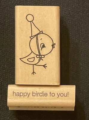 Estampillas de goma A Muse MB Party Chick 5-3106C y feliz birdie 9-8337B cumpleaños Foto 1 de 4