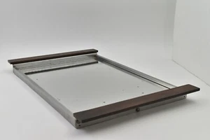 Plate Metal Wood Art Deco Modernist Stamped 1940 1920 - Picture 1 of 7