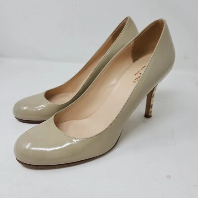 Tacones Kate Spade para mujer 8 desnudos crema animal leopardo estampado tacón Foto 1 de 4