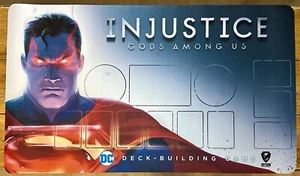 DC Deck-Building Game: Injustice Playmat Kickstarter Exclusive Superman 28x16 - Picture 1 of 1