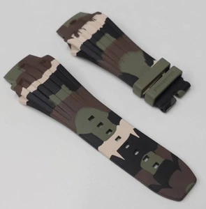 Authentic Richard Mille camouflage Rubber Strap-Band 25M - Picture 1 of 9