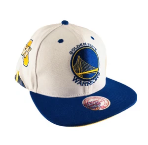 Mitchell & Ness Golden State Warriors Snapback Baseball Hat/Cap, New! - Picture 1 of 8