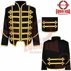 Steampunk Gothic Musical Drummer Parade Officer Hussars Style Tunic Jacket
