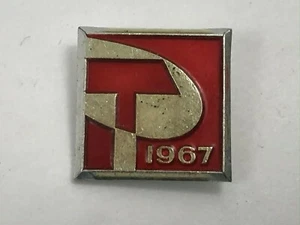 Sowjetunion 1967 Anstecknadel Abzeichen 50. Jahrestag 1917 Oktoberrevolution Vintage - Bild 1 von 6