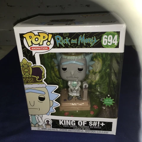 Funko Pop! Animation: Rick and Morty - King of S! Vinyl Figure Cover